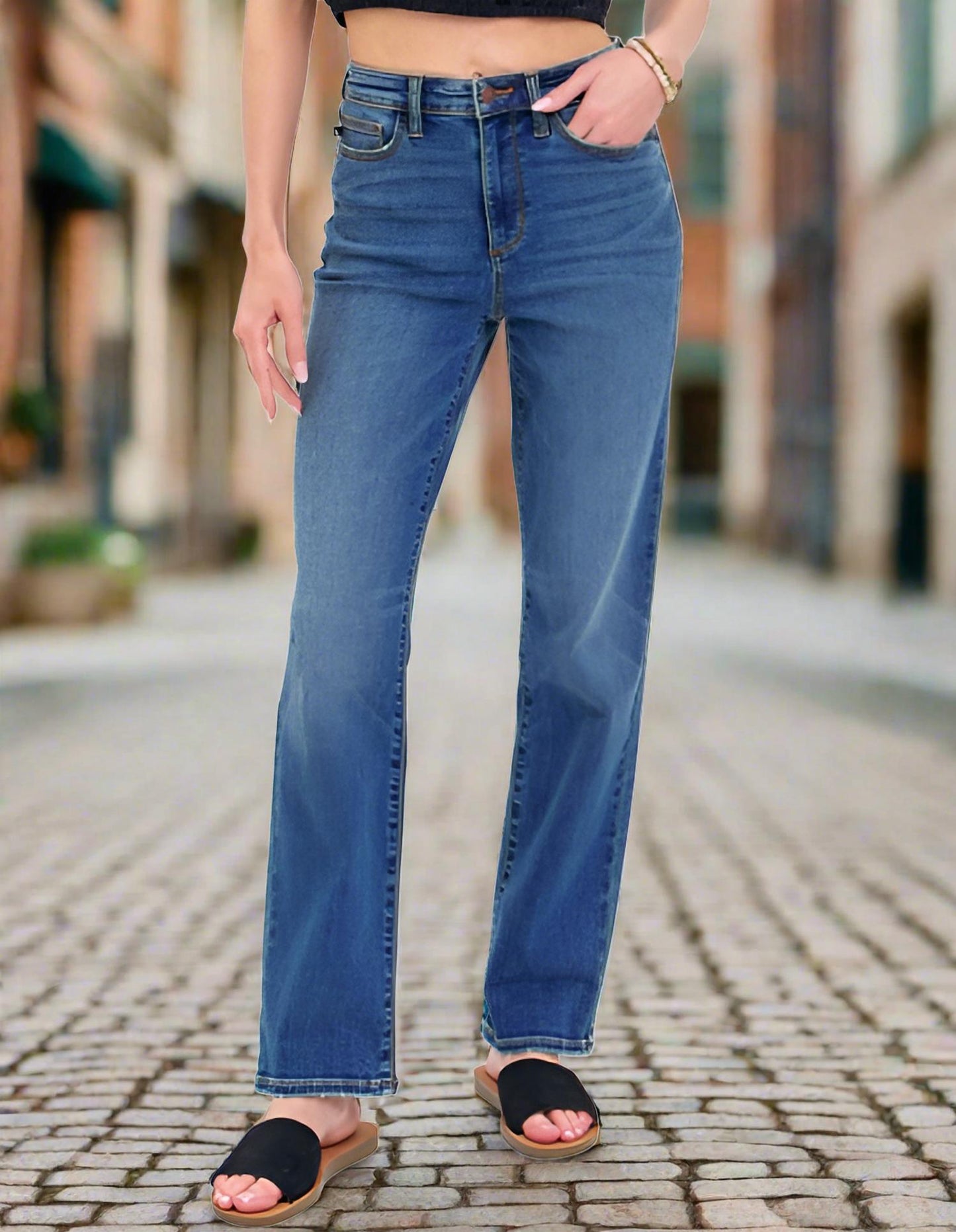 Judy Blue - High Waist Straight Jeans