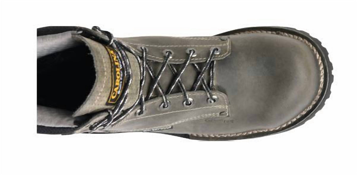 Carolina - Men's Pitstop Waterproof Comp-toe Grey Work Boot
