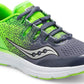 Saucony Kids Freedom ISO Running Shoes Grey/Slime Size 1 M