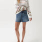 Pistola - Kennedy Relaxed Mid Rise Cut Off Jeans