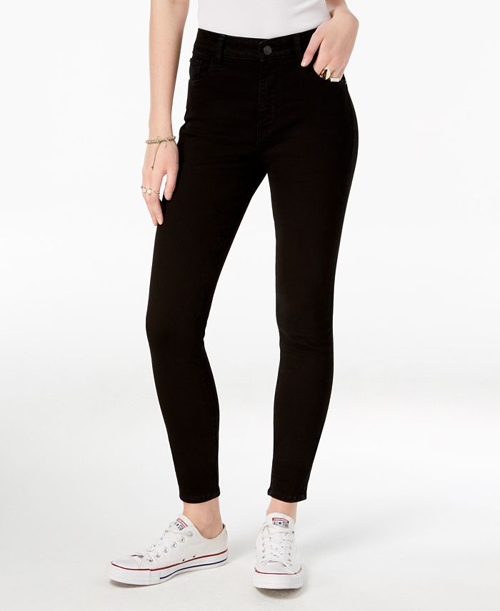 M1858 Women's Alice High Rise Skinny Jeans Black Size 32X32