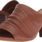 Patricia Nash Poema Tan Leather Womens Mules Size 9