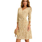 Tommy Bahama Womens Clara Playa Python Short Dress Travertine