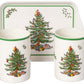 Spode 3 Piece Green Melamine Mug and Tray Set