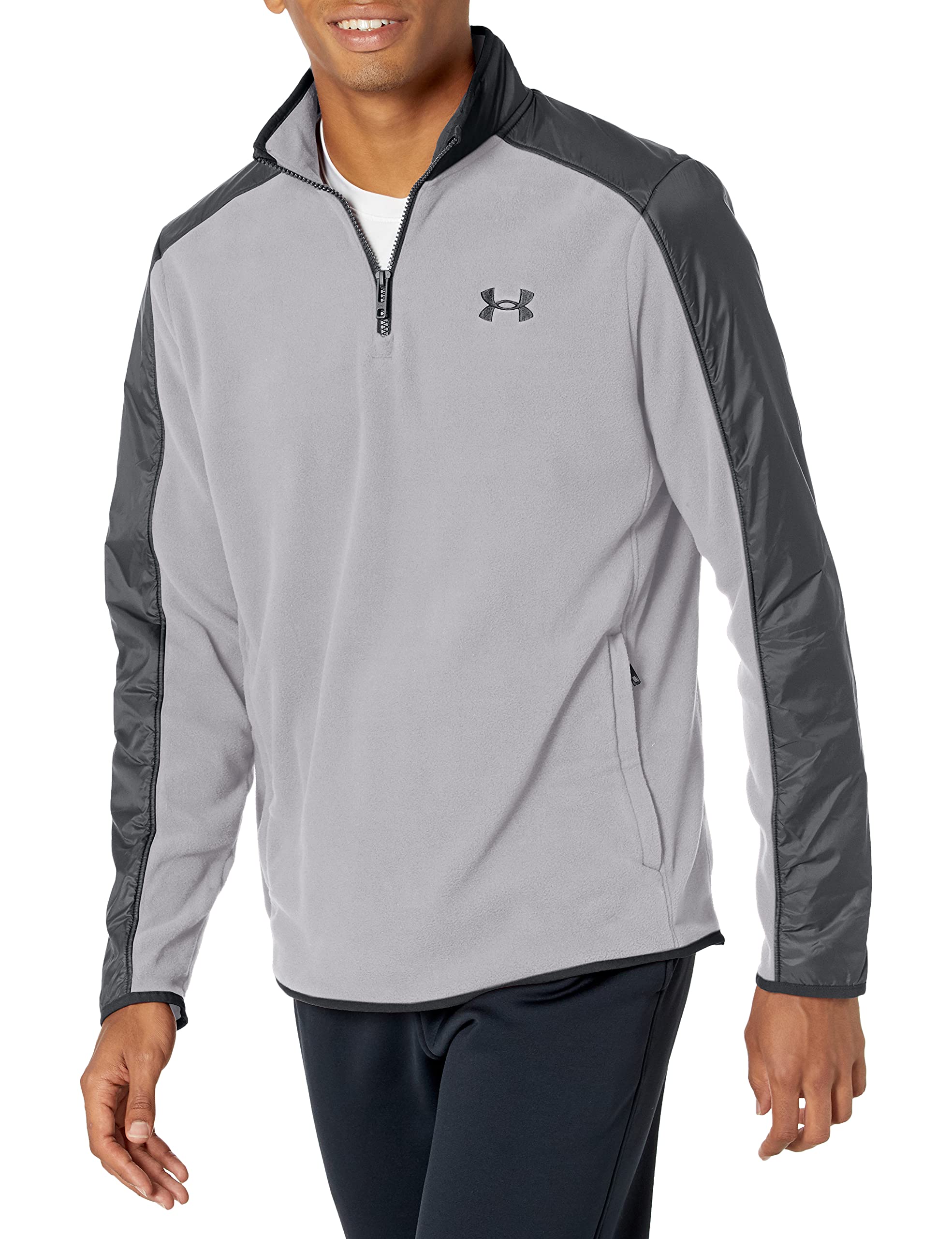 under-armour-mens-polartec-forge-zip-t-shirt-in-mod-gray