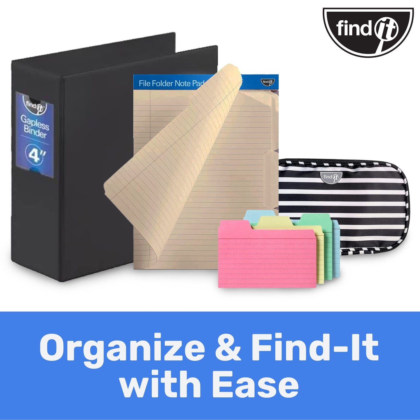 File Folder Notepad - Pack of 12