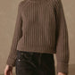27 Miles Malibu - Violetta Chunky Ribbed Cotton Sweater