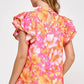 2 Hearts Apparel - Ruffled Neckline Top