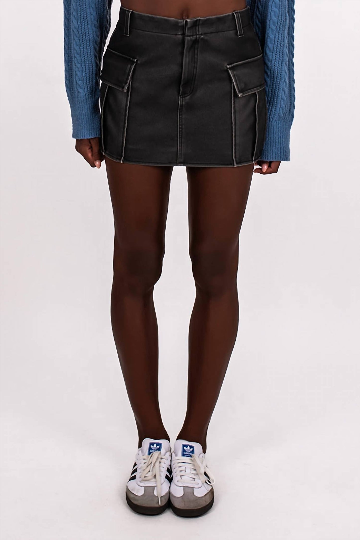 Blanknyc - Women's On Track Vegan Leather Skirt