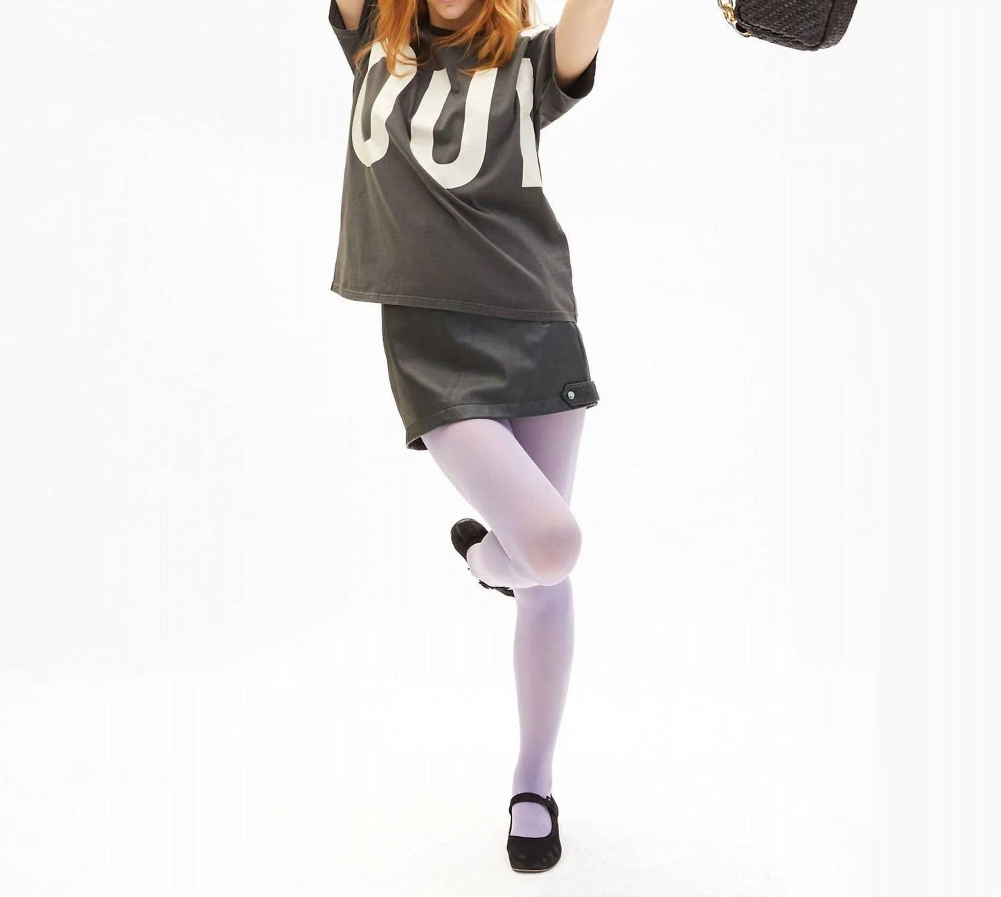 Clare V. - Crew Neck Tee With Oui
