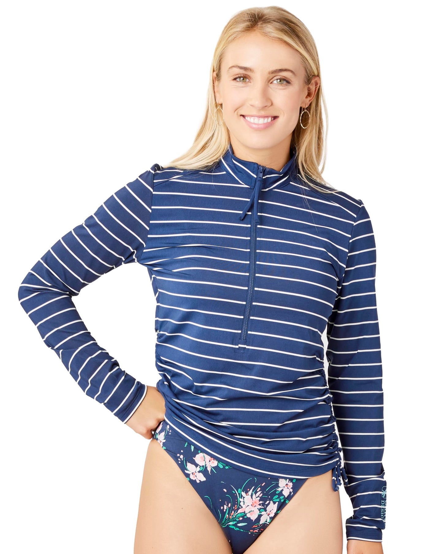 Carve Designs Women's Cruz Rash Guard - Nautical