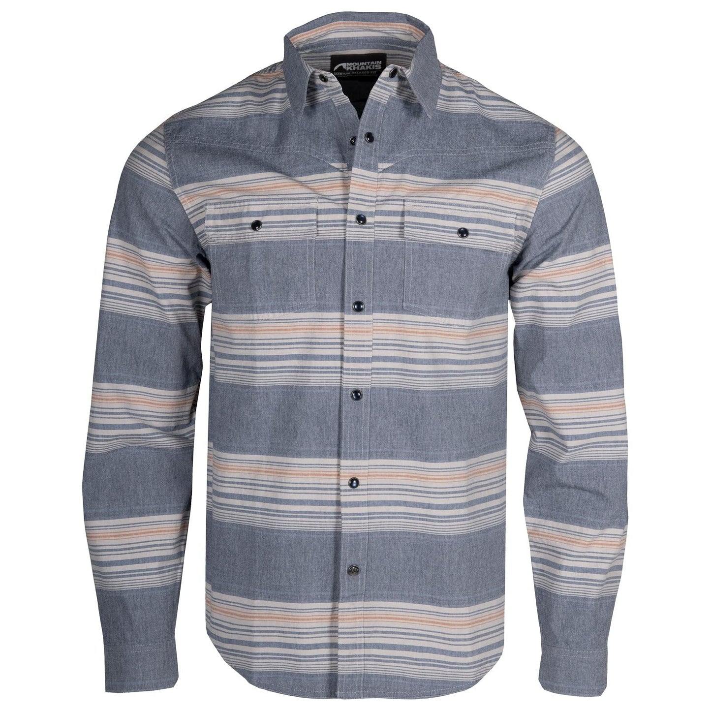 Mountain Khakis Men's Logan Shirt, Medium, Crater Navy