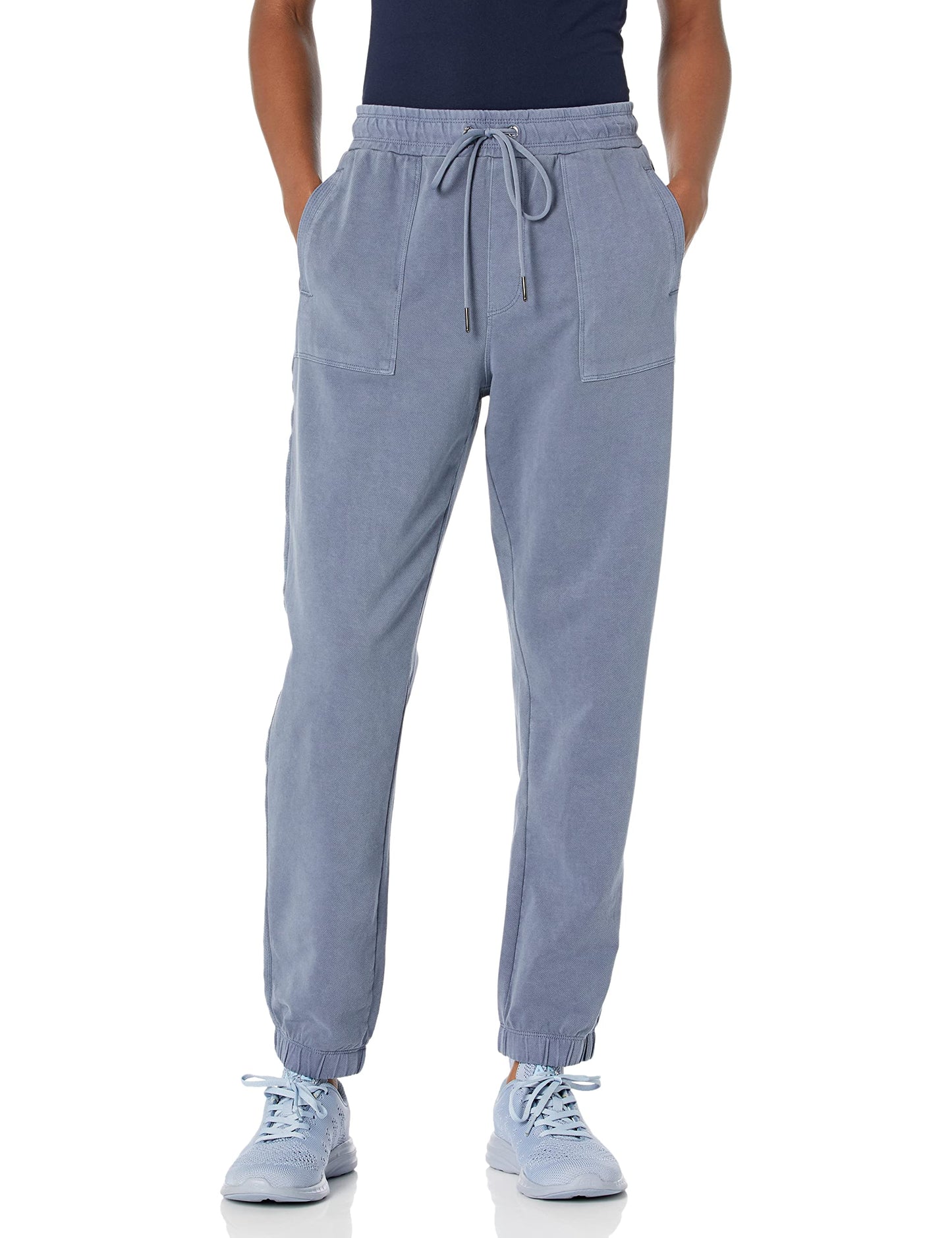 Calvin Klein Performance Women's Knit Twill Jogger, Steel, X-Large