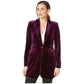 Calvin Klein Women's Amethyst Knit Button Front Jacket