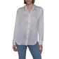 KARL LAGERFELD Paris Womens Button Down Shirt Soft White X Large