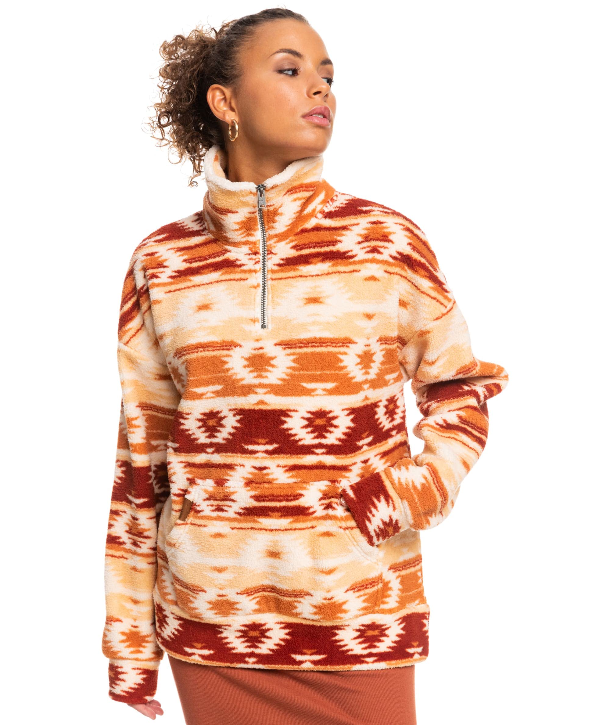 roxy-live-out-loud-womens-fleece-baked-clay