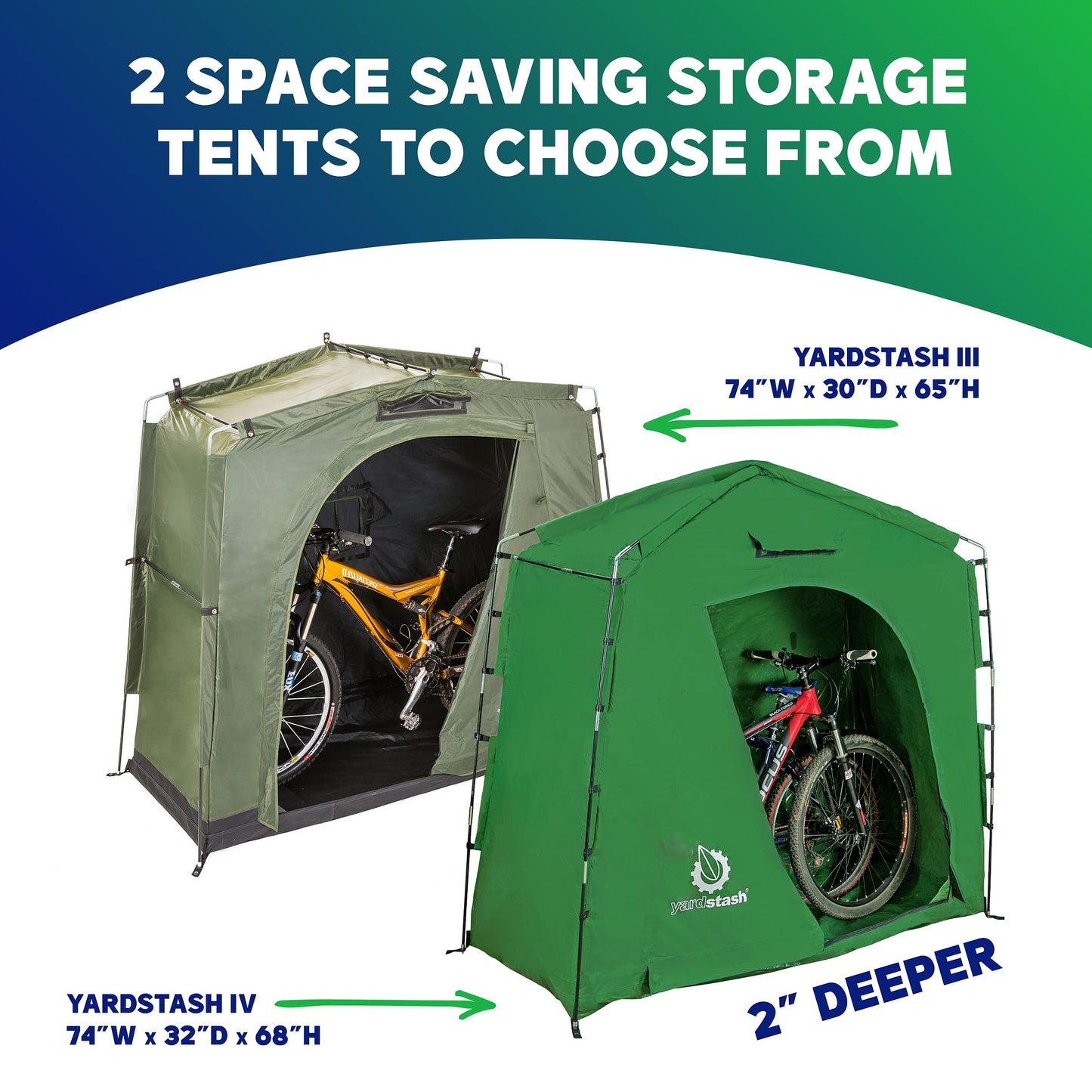 यार्डस्टैश बाइक स्टोरेज लाइटवेट टेंट