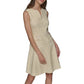 KARL LAGERFELD Paris Womens A-Line Dress Freesia Yellow Soft White Size 2