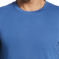 Perry Ellis Portfolio Men's Solid Long-Sleeve Pajama T-Shirt Blue Size L