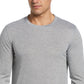 Perry Ellis Portfolio Men's Solid Long Sleeve Pajama T-Shirt Gray Size Large