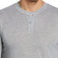 Perry Ellis Portfolio Men's Solid Henley Sleep Shirt Gray Size X-Large