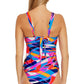 Trina Turk Women's Rio Twist Front Tankini Top Swimsuit Pink