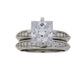 Cubic Zirconium CZ SS Bridal Sterling Silver