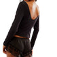 Free People - Duo Corset Long Sleeve Top