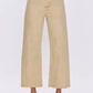 Pistola - Penny Crop High Waist Raw Hem Wide Leg Jeans