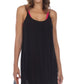 Raviya Women's Sleeveless Cover Up Maxi Dress Swimsuit Black Size Medium