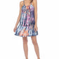 Raviya Women's Crochet Trim Cover Up Dress Swimsuit Blue Size Small