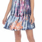 Raviya Women's Crochet Trim Cover Up Dress Swimsuit Blue Size Small