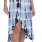 Raviya Women's Strapless Coverup Dress Swimsuit Blue
