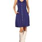 Double Take - Empire Elegance Sleeveless Dress