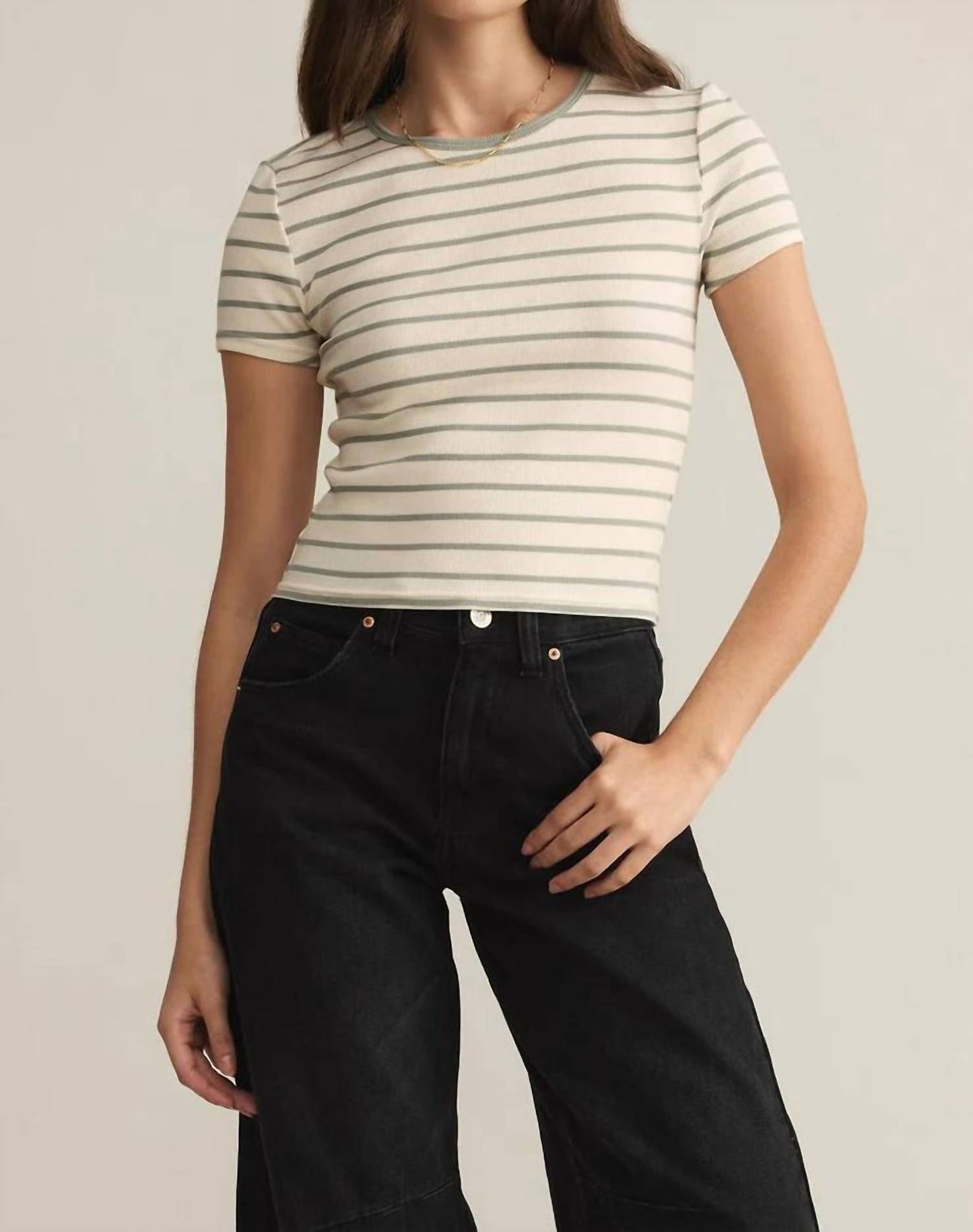 Z Supply - Saxton Striped Rib Tee