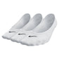 Nike Women's 3 Pair Everyday Lightweight Footie Socks Shoe Black Size 6-10