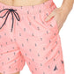 Nautica Men's Anchor Print 8 Swim Trunks Pink Size XX-Large