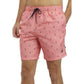 Nautica Men's Anchor Print 8 Swim Trunks Pink Size XX-Large