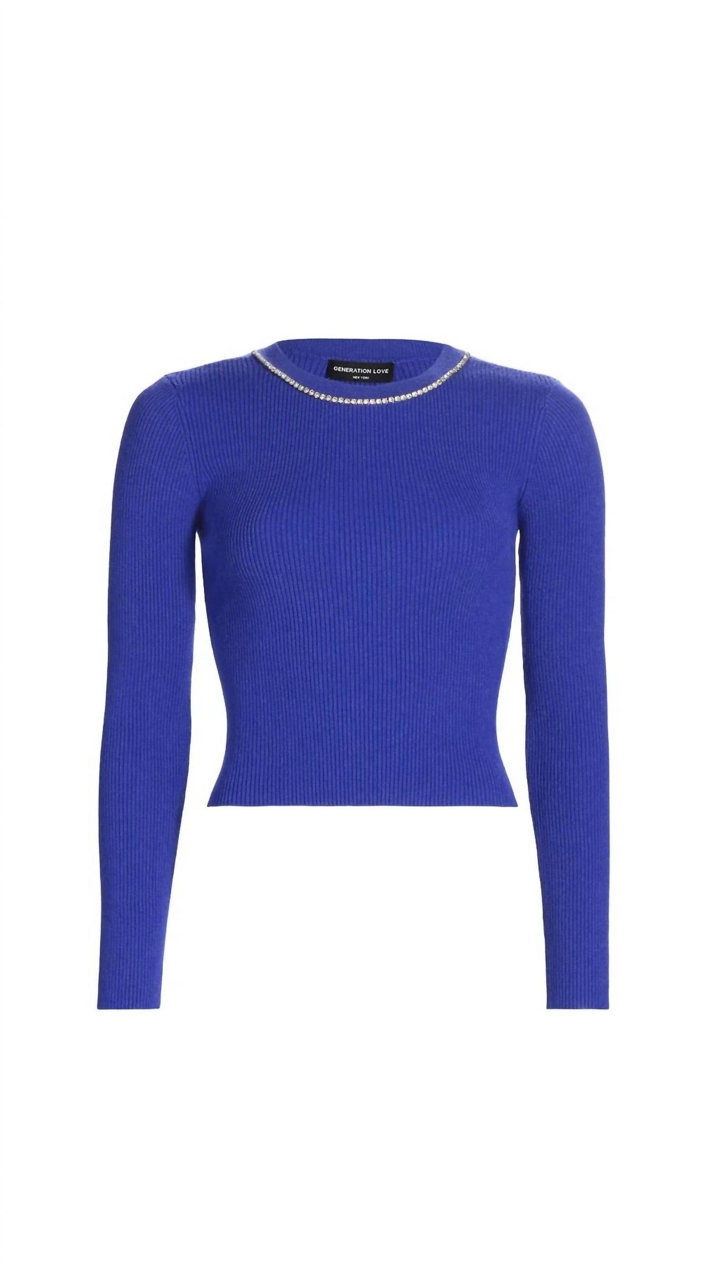 Generation Love - Odette Crystal Neck Sweater