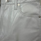 Agolde - Luna High Waist Barrel Leg Leather Blend Pants