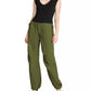Steve Madden Women's Karis Parachute Pants Green Size Small