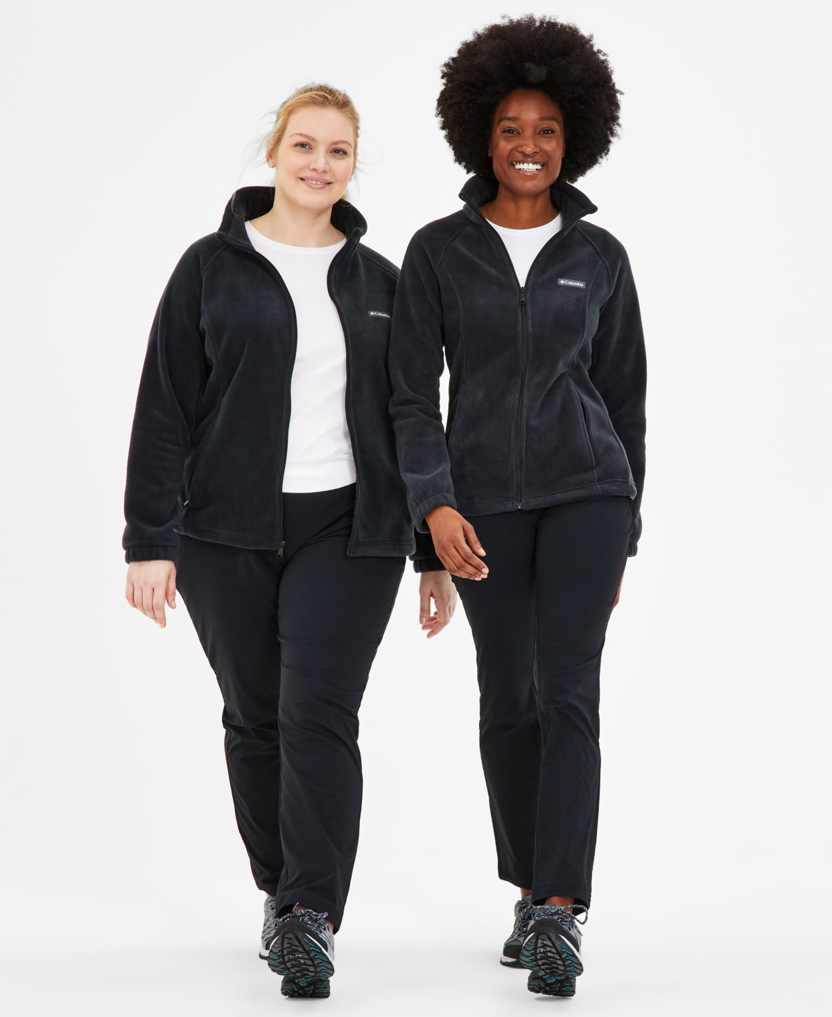 Columbia Women's Benton Springs Fleece Jacket Black Size Large