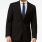 Calvin Klein Men's Infinite Stretch Solid Slim Fit Suit Jacket Black Size 42