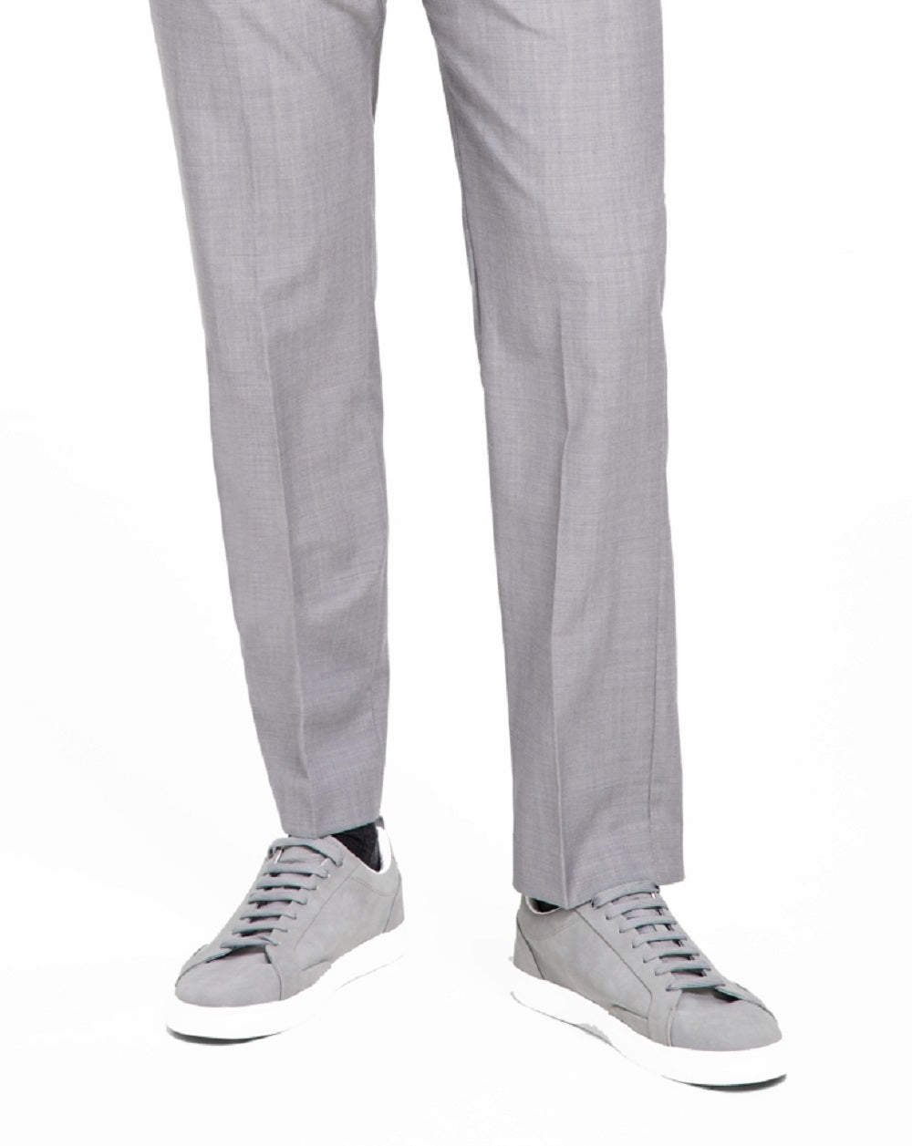 Calvin Klein Men's Infinite Stretch Solid Slim Fit Pants Gray Size 32X30