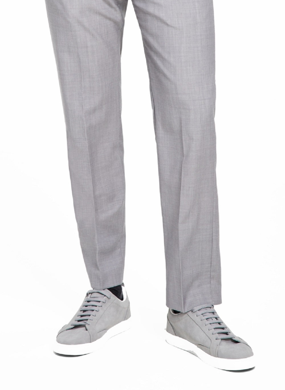 Calvin Klein Men's Infinite Stretch Solid Slim Fit Pants Gray Size 36x30