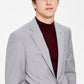 Calvin Klein Men's Infinite Stretch Solid Slim Fit Suit Jacket Gray Size 42