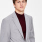 Calvin Klein Men's Infinite Stretch Solid Slim Fit Suit Jacket Gray Size 44