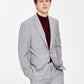 Calvin Klein Men's Infinite Stretch Solid Slim Fit Suit Jacket Gray Size 44