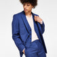 Calvin Klein Men's Infinite Stretch Solid Slim Fit Suit Jacket Blue Size 42