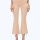 Bayeas - High Rise Vintage Crop Flare Denim Jeans